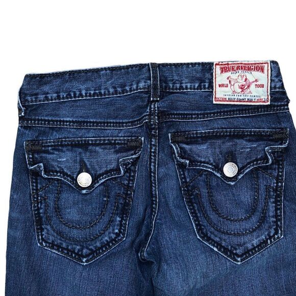Vintage True Religion Jeans Size 32 BILLY GIANT BIG T Blue - Picture 7 of 8